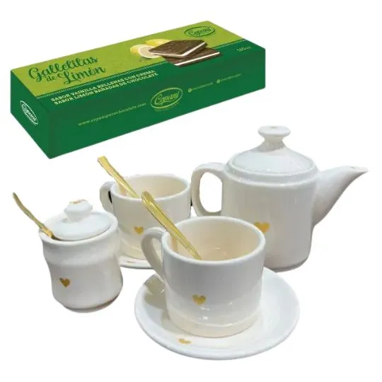 Combo te x2 tazas y galletitas copani 